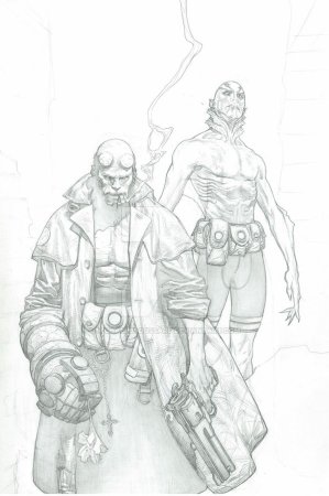 Разукрашка Хеллбой