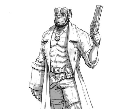 Росомаха и Хеллбой