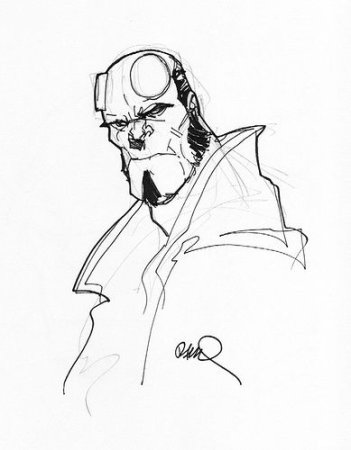 Хеллбой скетч