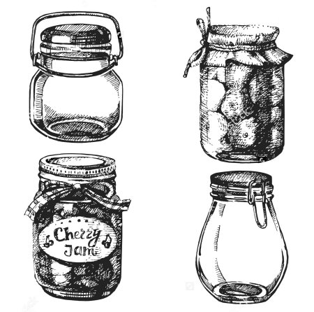 Распечатки баночки