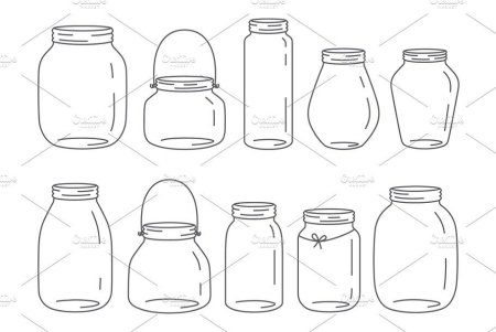 Баночка рисунок