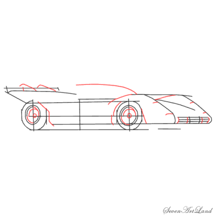 Нарисовать машину Феррари карандашом поэтапно