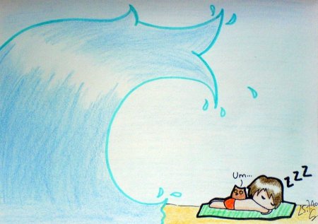 ЦУНАМИ карандашом