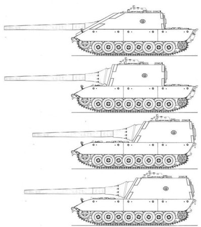 Чертёж т 34сбоку