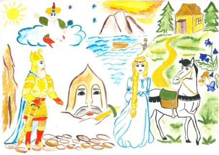 Рисунок к опере Руслан и Людмила