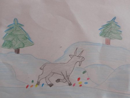 Рисование серебряное копытце в старшей группе