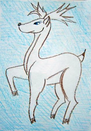 Рисунок по сказке серебряное копытце