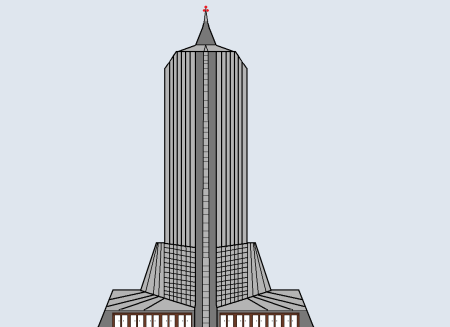 Бурдж Аль араб рисунок