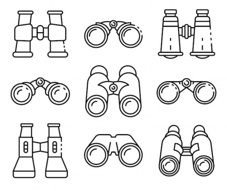 Бинокль стилизованный