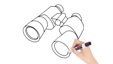 Бинокль стилизованный