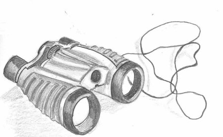 Бинокль раскраска