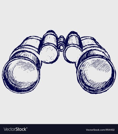 Бинокль раскраска для детей