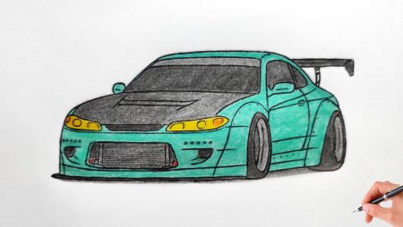 Раскраска машинки JDM