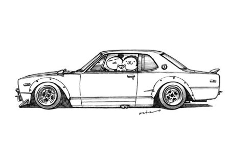 Раскраска Mitsubishi Lancer Evolution 9