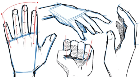 Руки для рисования