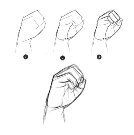 Туториал рисования рук