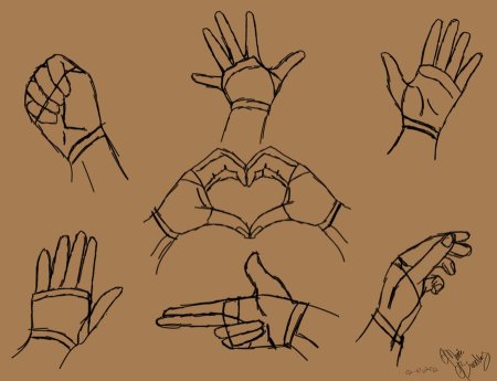 Руки рисунок карандашом для начинающих