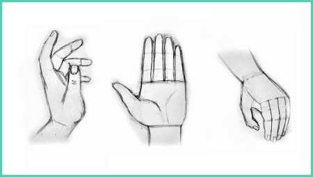 Руки для рисования аниме