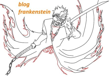 Волосы карандашом аниме мужские Ичиго