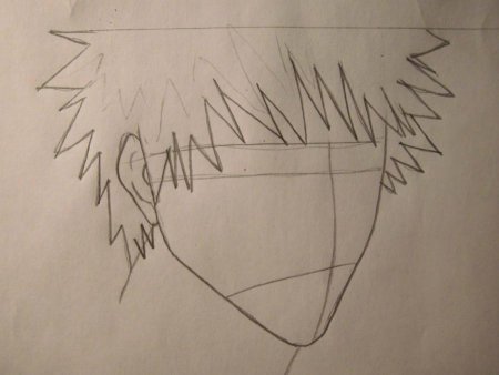 Ичиго Куросаки ИЗИ рисунки