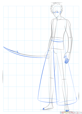 Маска Ичиго рисунок