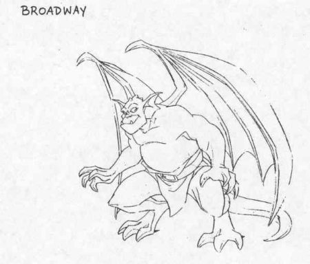 Горгулья Готика чертеж