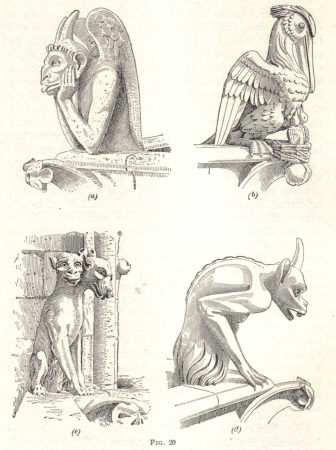 Горгулья раскраска