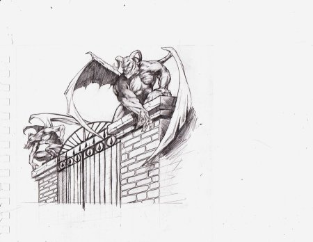 Поэтапное рисование мифических существ