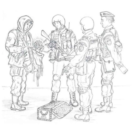Спецназ рисунок