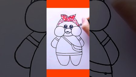Уточка лалафанфан рисунок срисовка из тик тока