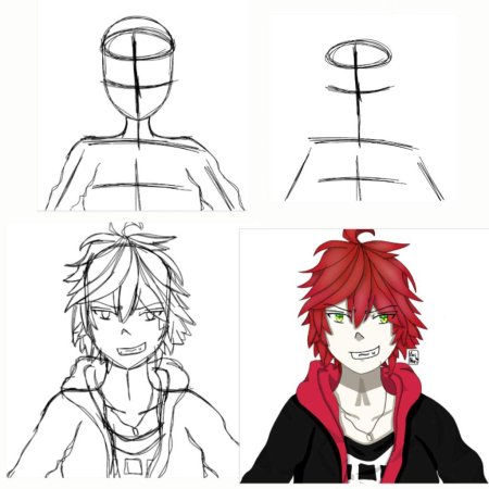 Субару Сакамаки черно белый