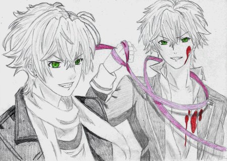 Шу Сакамаки гиф