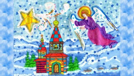 Рождество рисунок