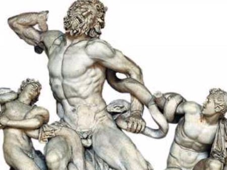 Академический рисунок гипсовой головы Лаокоон