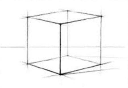 Линейно конструктивное построение Куба