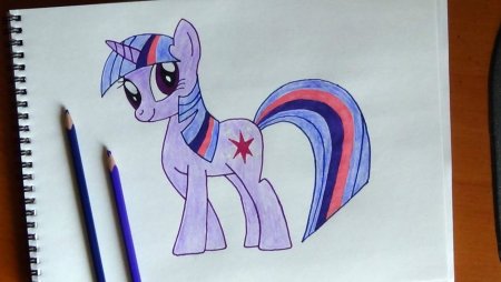 Рисунки для срисовки пони Искорка