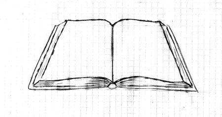 Как нарисовать книгу карандашом поэтапно для детей