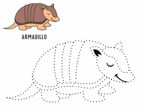 Броненосец рисунок для детей