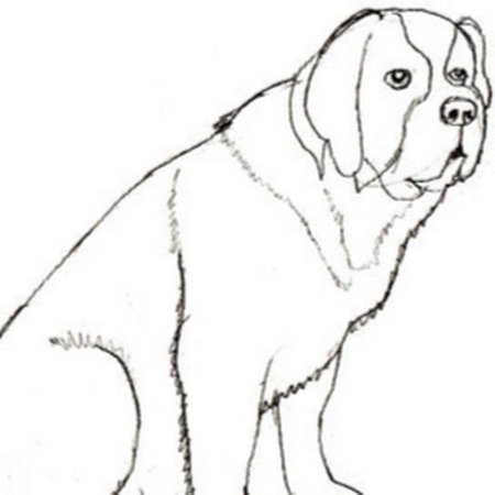 Алабай рисунок