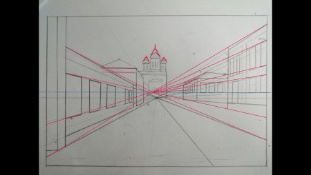 Построение улицы в перспективе