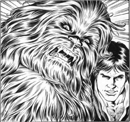 Хан Соло и Чубакка в комиксах