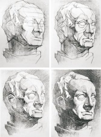 Гипсовая голова Гаттамелата Академический