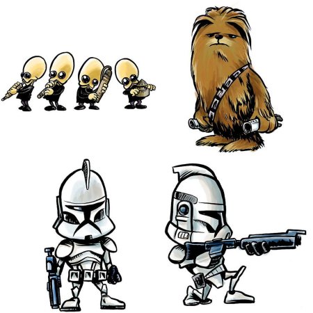 Чубакка пиксель арт