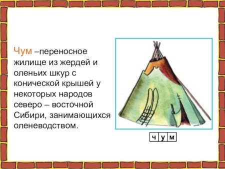 Чум жилище для детей
