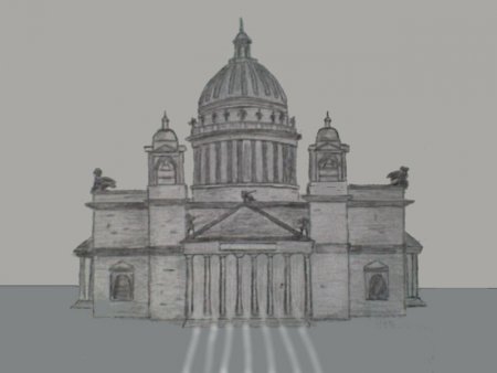 Исаакиевский собор контур