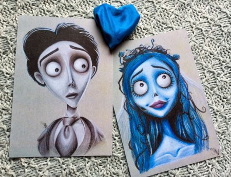 Стиль Тима Бёртона труп невесты