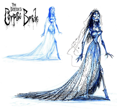 Труп невесты концепт арт