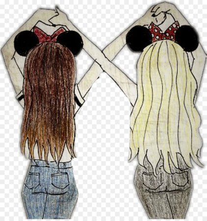 Рисунки для срисовки подруги