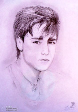 Портрет Юры Шатунова