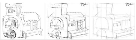 Мордовская изба внутри Эрзянь